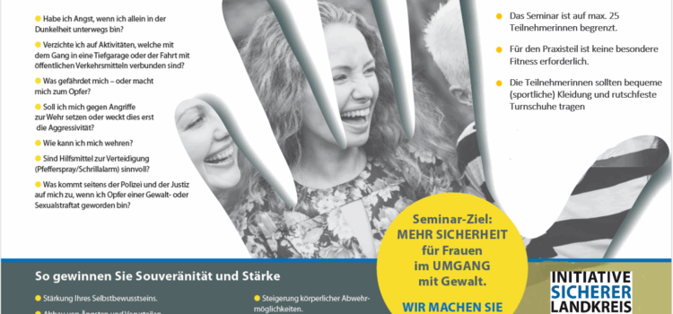 Schutz vor Gewalt – Seminare für Frauen Schutz vor Gewalt – Seminare für Frauen